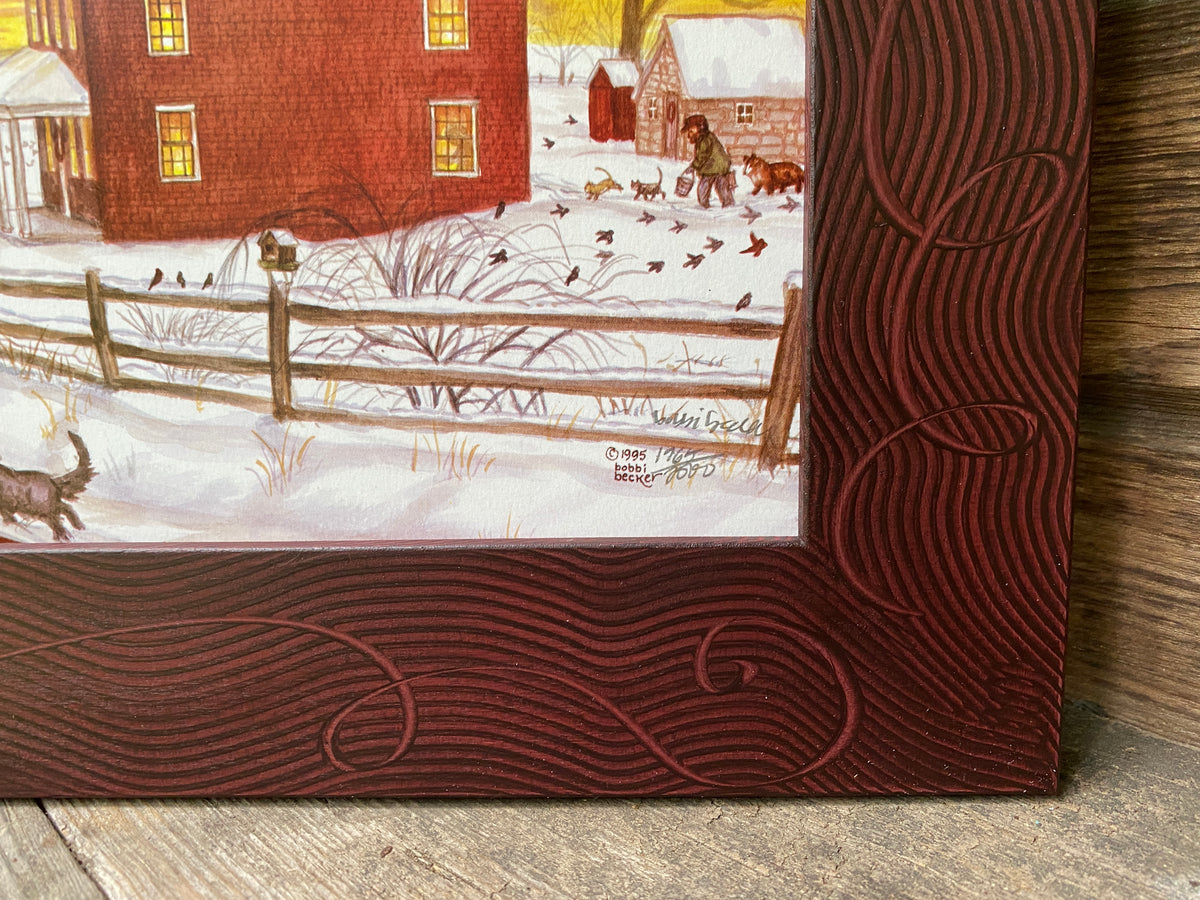 "Winter Sunset" 8x10 the bobbi becker gallery