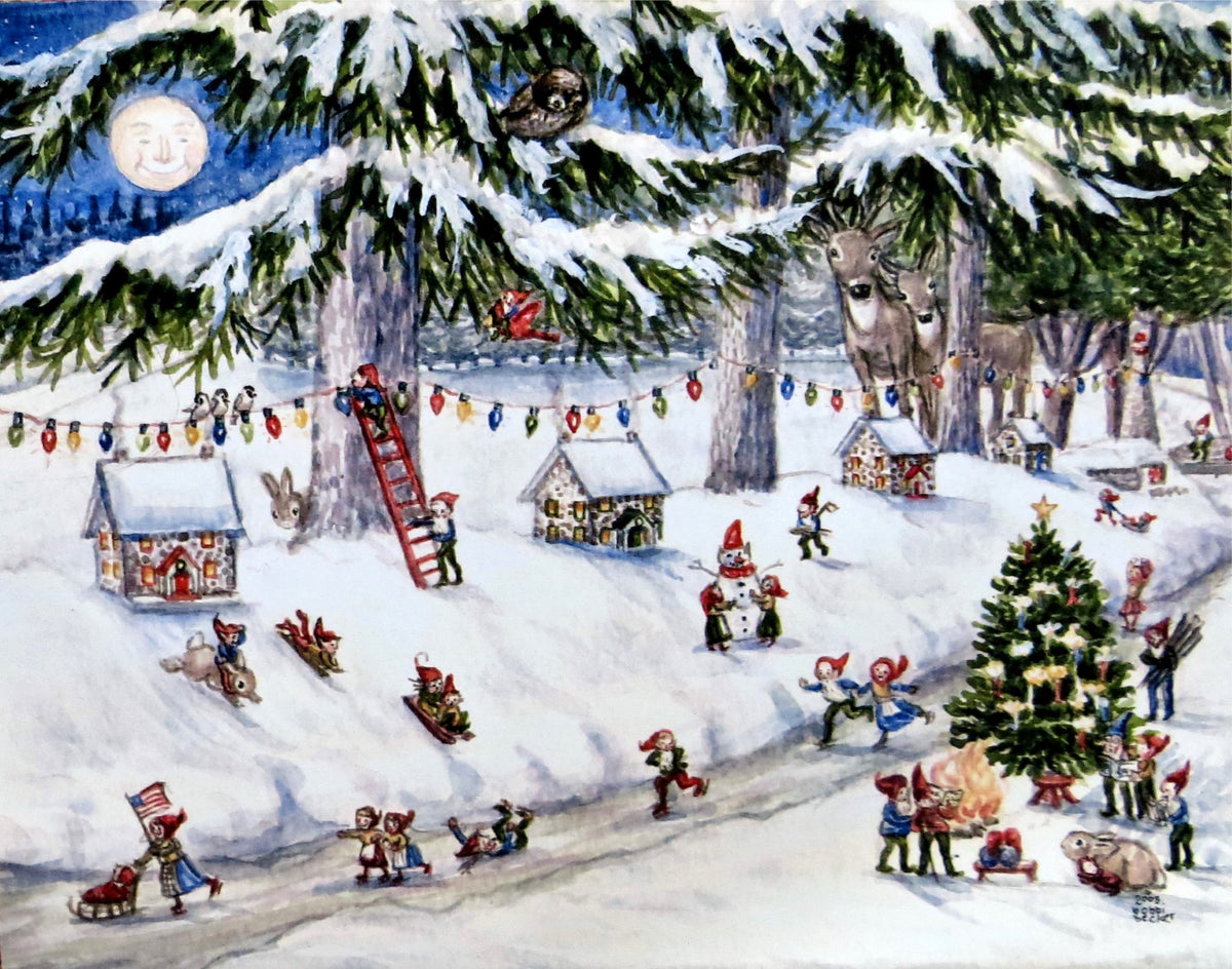 Hildyville in Winter” 8x10 Abbottstown ,PA – the bobbi becker gallery