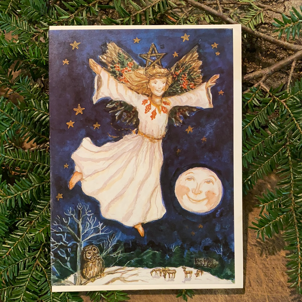 Angel Christmas Card - 5” x 7” Card