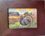 Turkey Print Thanksgiving Decor, Watercolor Painting Autumn Print and Fall Decor, Holiday Print