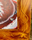 “Santa Feeding Birds In His Hand”