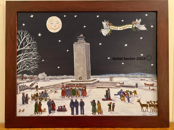 Christmas Design 2023 - Gettysburg Eternal Light Peace Memorial - Print
