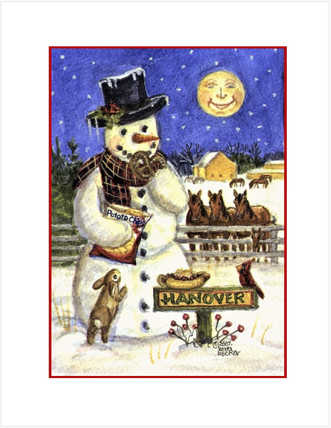 Hanover Frosty card