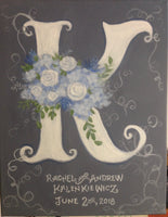 Wedding Gifts Hand Painted Canvas