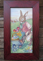 Bunny With Wheelbarrow