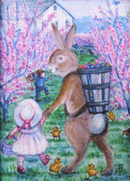 Easter Bunny in the Orchards