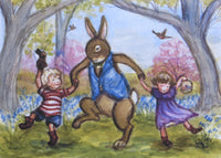 Dancing with Easter Bunny