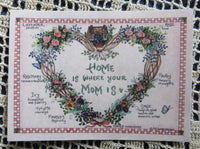 Home Is Where Your Mom Is, Mother's Day Gift, Watercolor Print