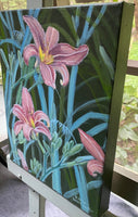 Colorful Day Lilies - Original Artwork - No Discounts may be applied