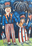 Uncle Sam and Miss Liberty - Print 5"x7"