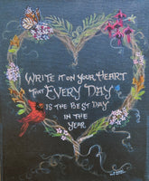 Write It On Your Heart