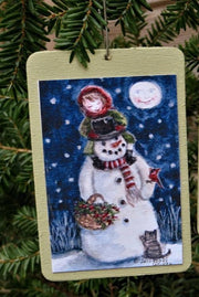 Christmas Tree Ornaments - Wooden Small - 2” x 3”