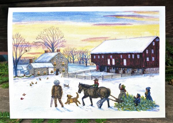 “George Spangler Farm” Christmas cards