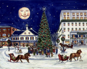 "Gettysburg Square at Christmastime"  8x10