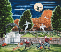 “Spooky Night at Low Dutch Cemetery” 8x10 Halloween print