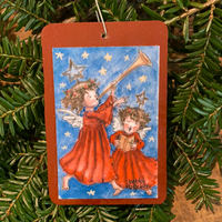 Christmas Tree Ornaments - Wooden Small - 2” x 3”